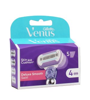 Venus Deluxe Smooth Swirl nadomestne britvice 4 kosi