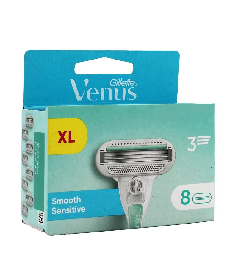Venus Smooth Sensitive nadomestne glavice 8 kosov