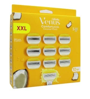 Gillette Venus Comfortglide Coconut & Olay nadomestne brivne glavice 10 kosov