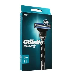 Gillette Mach3 brivnik + 3 nadomestne britvice