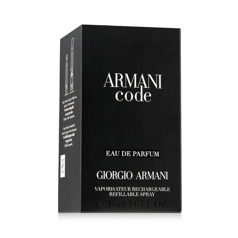 Armani Code polnljiva parfumirana voda za moške 50 ml