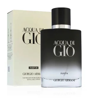 Giorgio Armani Acqua di Gio Parfum parfume za moške 30 ml ponovno polnljiva steklenička