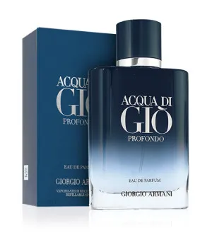 Giorgio Armani Acqua di Gio Profondo parfumska voda za moške 100 ml polnilna steklenička