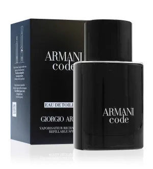 Giorgio Armani Code toaletna voda za moške 75 ml ponovno polnljiv flakon