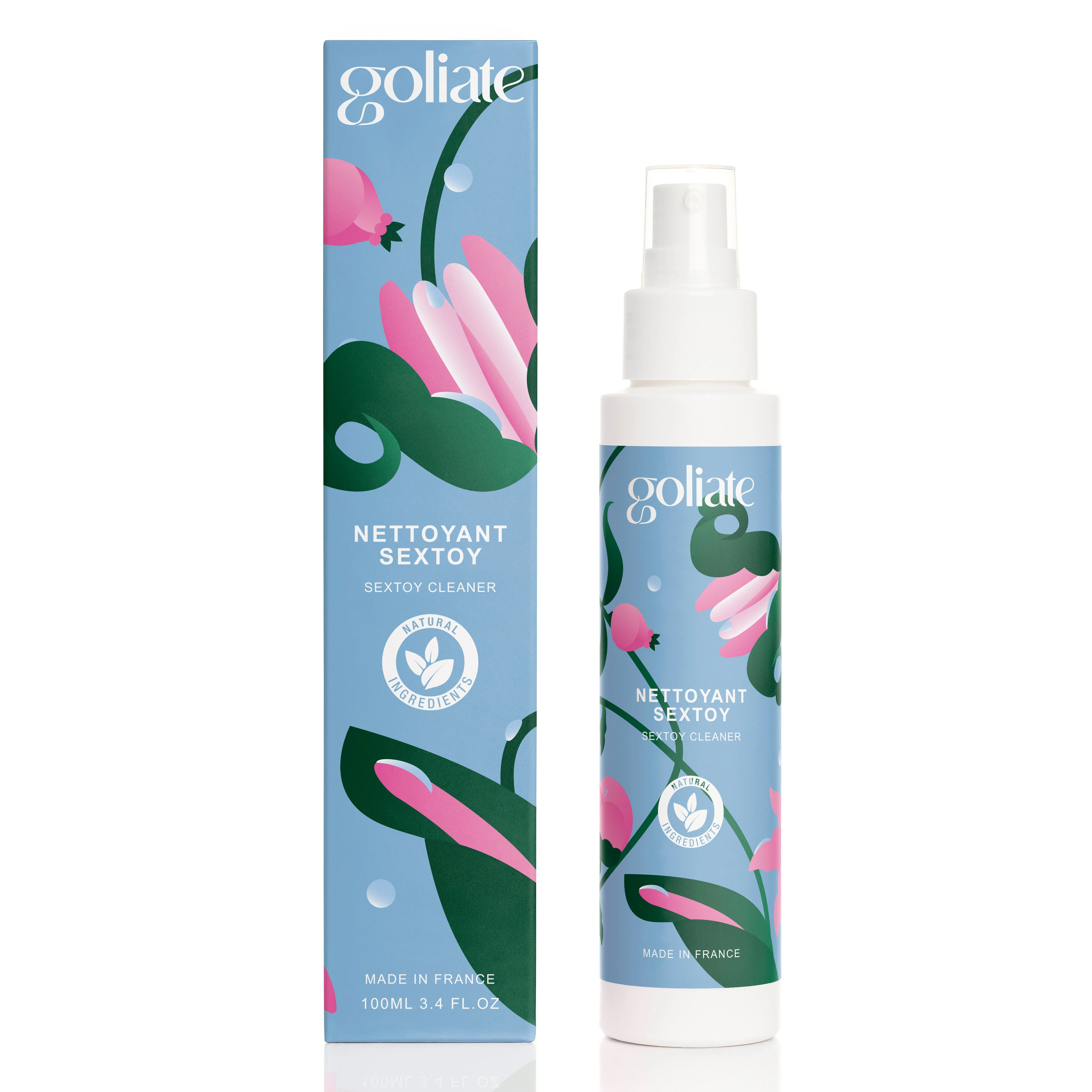Goliate Čistilno sredstvo za erotične pripomočke (100 ml) – za enostavno uporabo