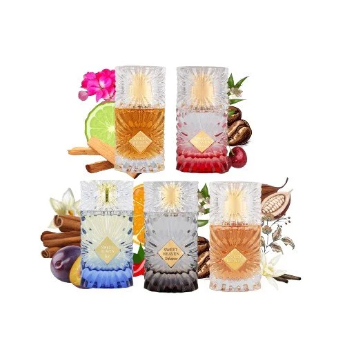 Sweet Heaven potovalni komplet unisex 5x20 ml (Heaven, Extreme, Tob, Cherry, Ice) parfumirana voda