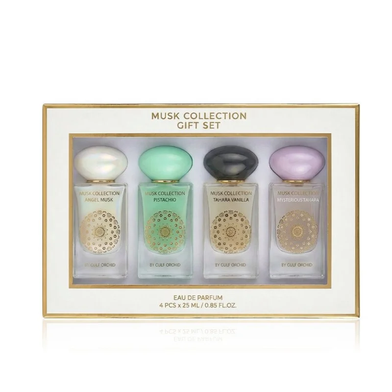 Musk Collection Aura Edition darilni set 4 x parfumska voda unisex 4 x 25 ml