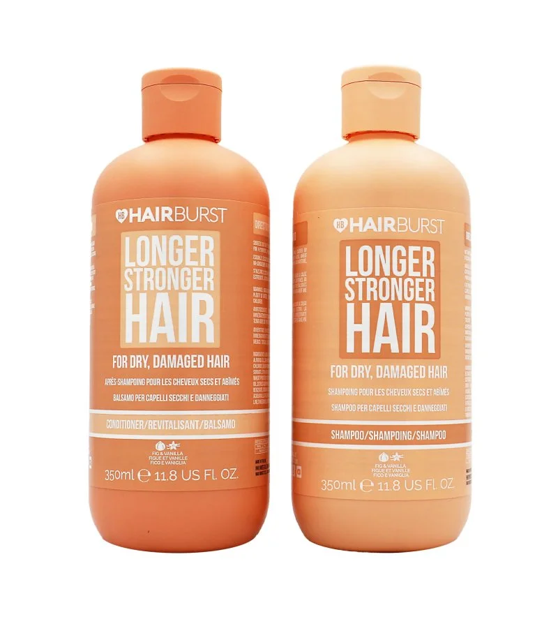 Longer Stronger Hair Dry & Damaged komplet za suhe in poškodovane lase šampon 350 ml + balzam
