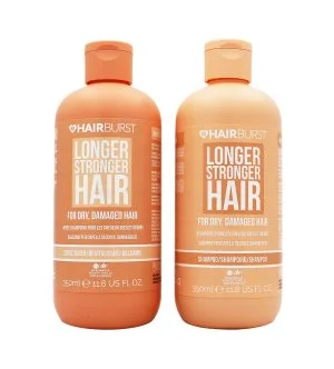 Hairburst Longer Stronger Hair Dry & Damaged komplet za suhe in poškodovane lase šampon 350 ml + balzam