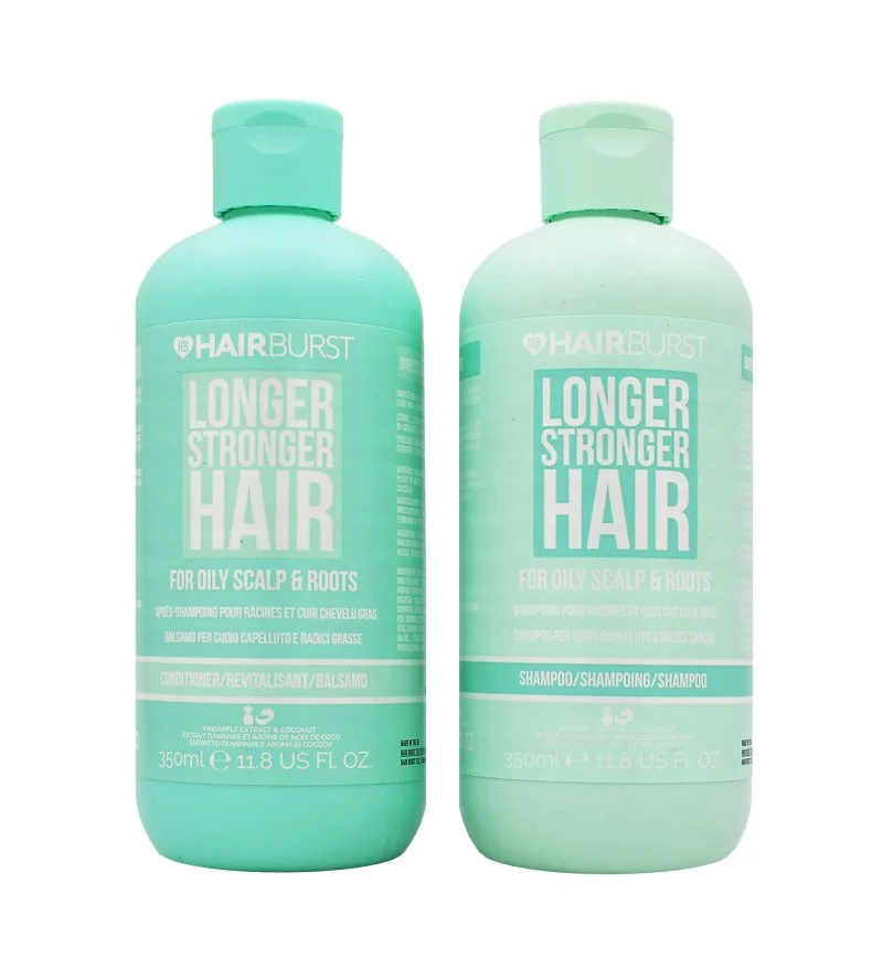 Longer Stronger Hair Oily Scalp & Roots komplet za mastne lase šampon 350 ml + balzam