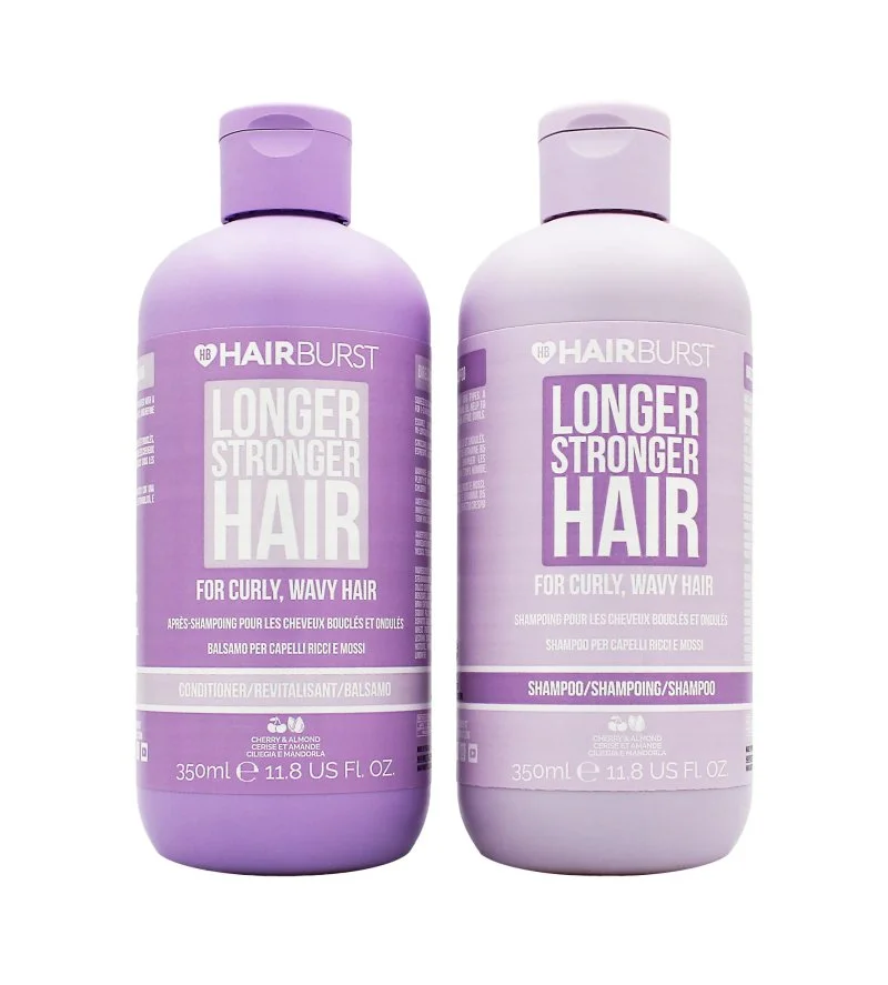Longer Stronger Hair Curly komplet za kodraste lase šampon 350 ml + balzam