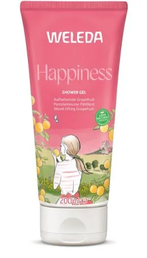 Weleda HAPPINESS Gel za prhanje z grenivko 200 ml