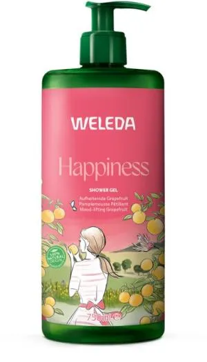 Weleda HAPPINESS Gel za prhanje z grenivko 750 ml