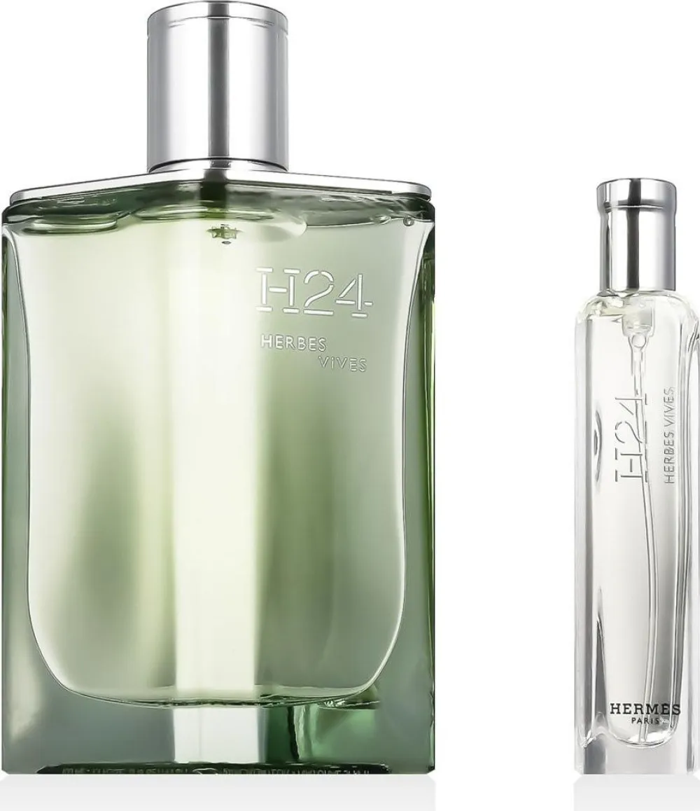 Hermès H24 Herbes Vives EDP polnljiv 100 ml + EDP MINI 15 ml M 1 ks