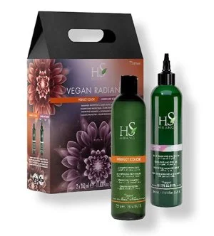 HS MILANO Vegan Radiance Color Care komplet Protective Shampoo 350 ml + Lamellar Bond Leave-In Treatment
