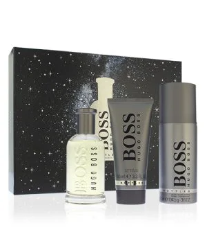 Hugo Boss Boss Bottled darilni set toaletna voda 100 ml + gel za prhanje 100 ml + deodorant za moške