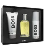 Boss Bottled darilni set za moške toaletna voda 100 ml + gel za prhanje 100 ml + deodorant 150 ml 100 ml + sprchový gel 100 ml + deosprej 150 ml