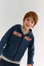 Ecoalf Islalf Sweatshirt Boys Blue Indigo