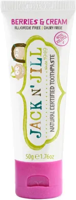 Jack n Jill Otroška zobna pasta - Milkshake (50 g) - brez fluora, z izvlečkom ekološkega ognjiča