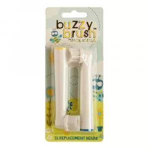 Jack n Jill Nadomestne glave za električno zobno ščetko Buzzy Brush (2 kosa) - za interaktivno zobno ščetko s 3 vrstami melodij