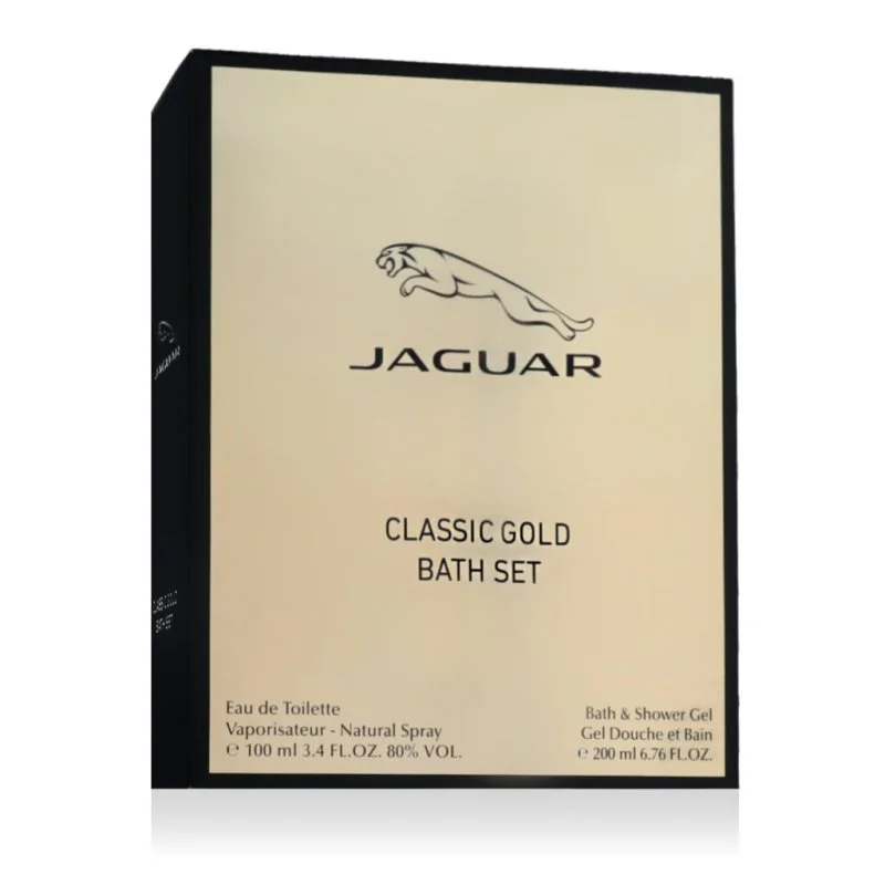 Jaguar Classic Gold toaletna voda za moške 100 ml + gel za prhanje 200 ml