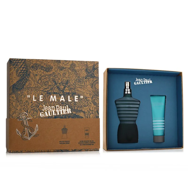 Le Male toaletna voda za moške 125 ml + gel za prhanje 75 ml