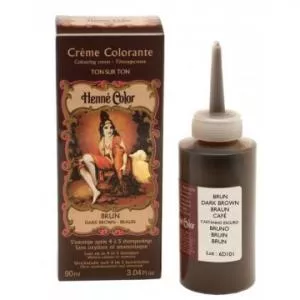 Henné Color Mehka smetanova prelivka 90ml Rjava