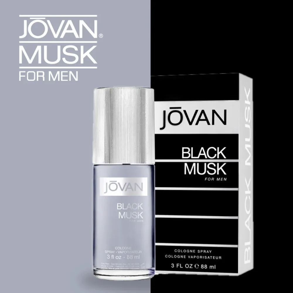 Musk Black kolonjska voda za moške 88 ml