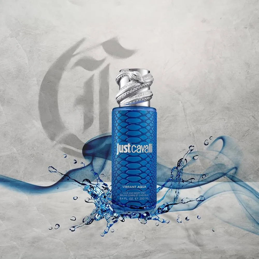 Just Cavalli Vibrant Aqua telesni sprej za ženske 250 ml