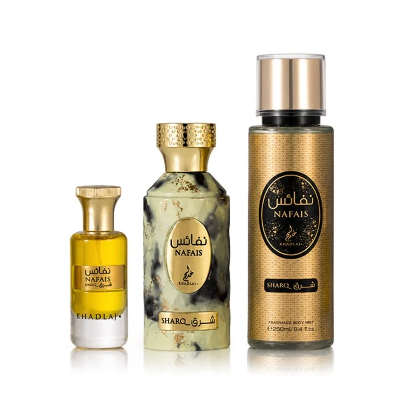 Nafais Sharq parfumirana voda unisex 100 ml + parfumsko olje 24 ml + telesni sprej 250 ml