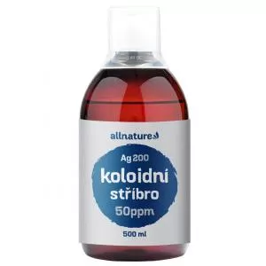 Allnature Koloidno srebro Ag200 - 50 ppm 500 ml