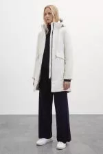 Ecoalf Konguralf jacket woman creamy white
