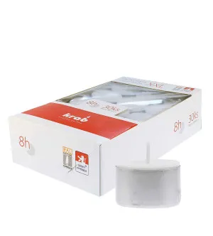 Krab XXL 8h čajna svečka 30 kos