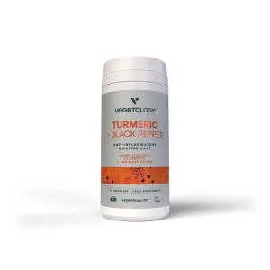 Vegetology Kurkumin in piperin, 60 kapsul