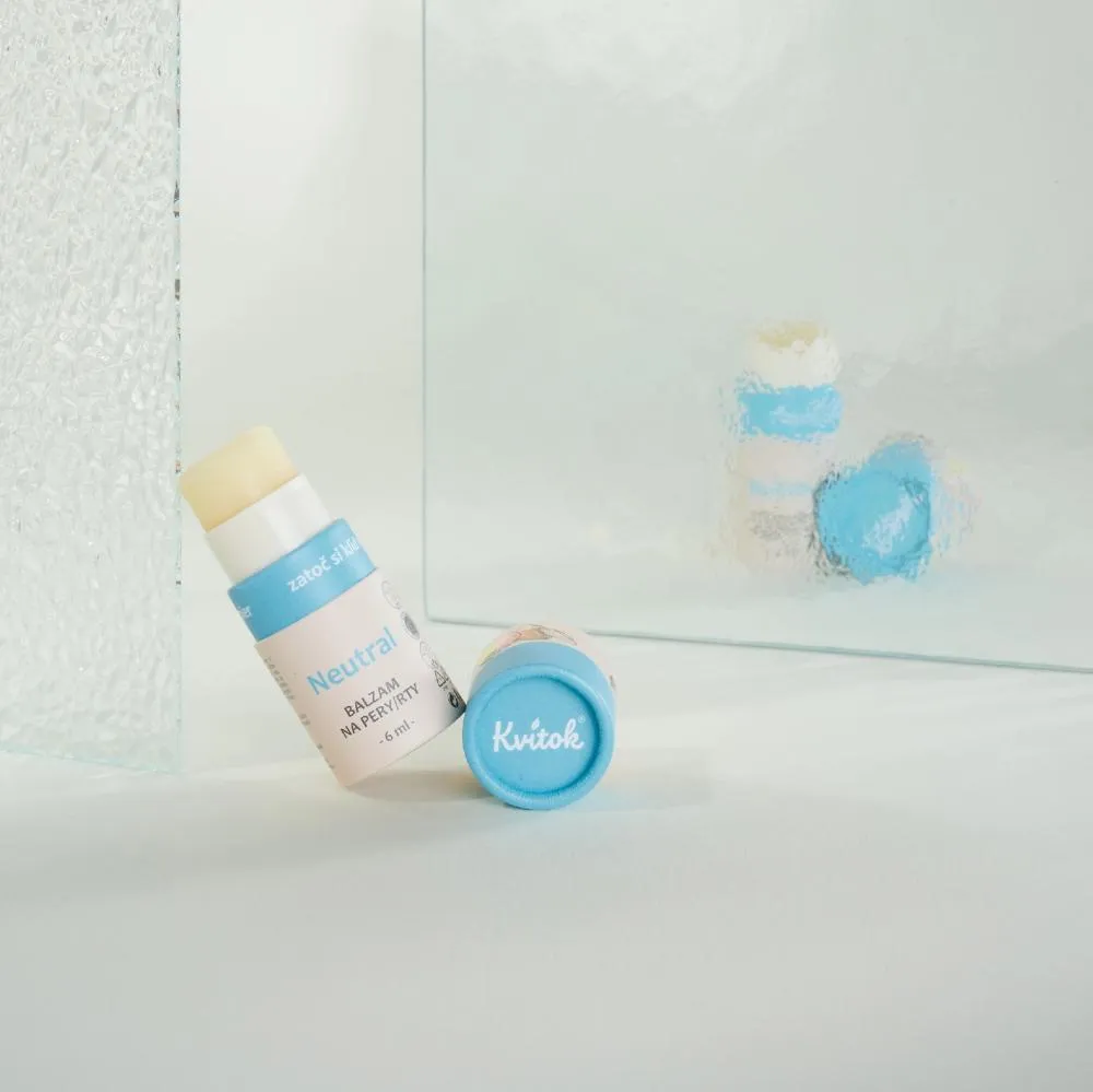 Kvitok Balzam za ustnice Neutral (8 ml) - primeren za vso družino