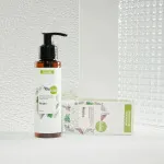 Kvitok Mojito nežen gel za prhanje s prebiotičnim kompleksom (100 ml) - s svežim vonjem mete in limete