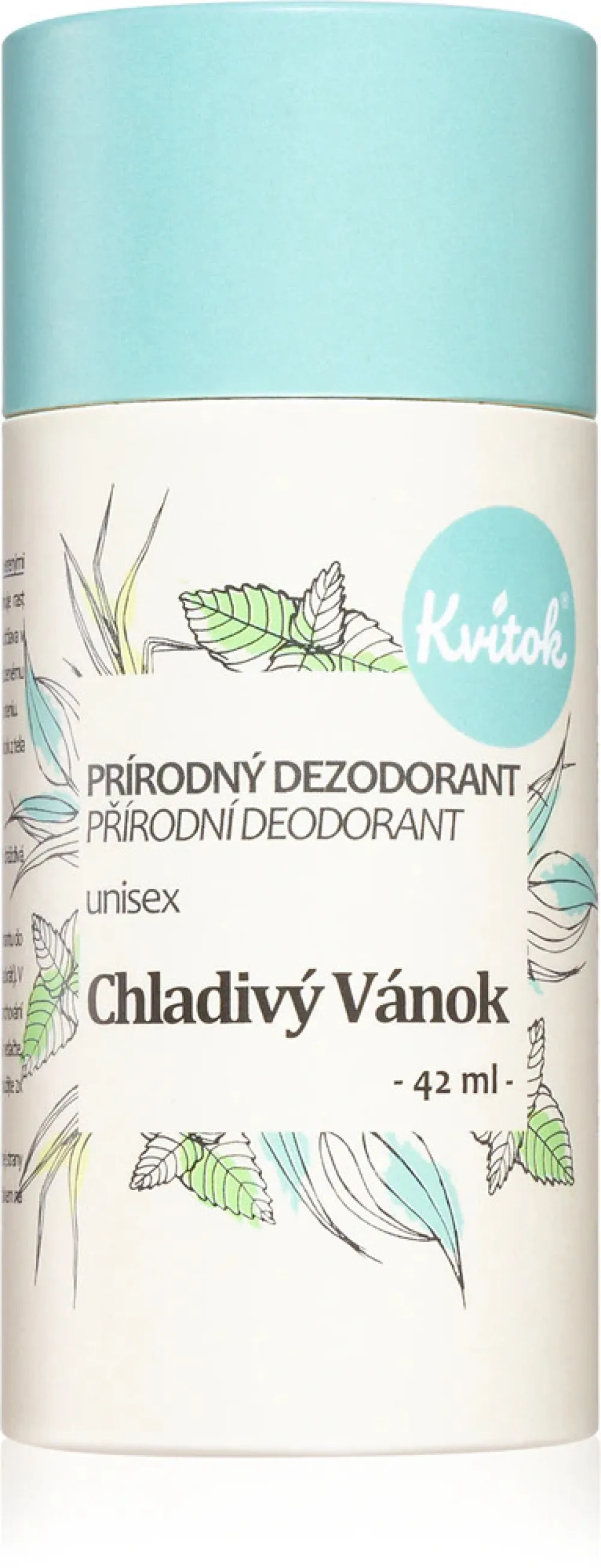 Kvitok Kremni dezodorant Cool Breeze (30 ml) - primeren za ženske in moške