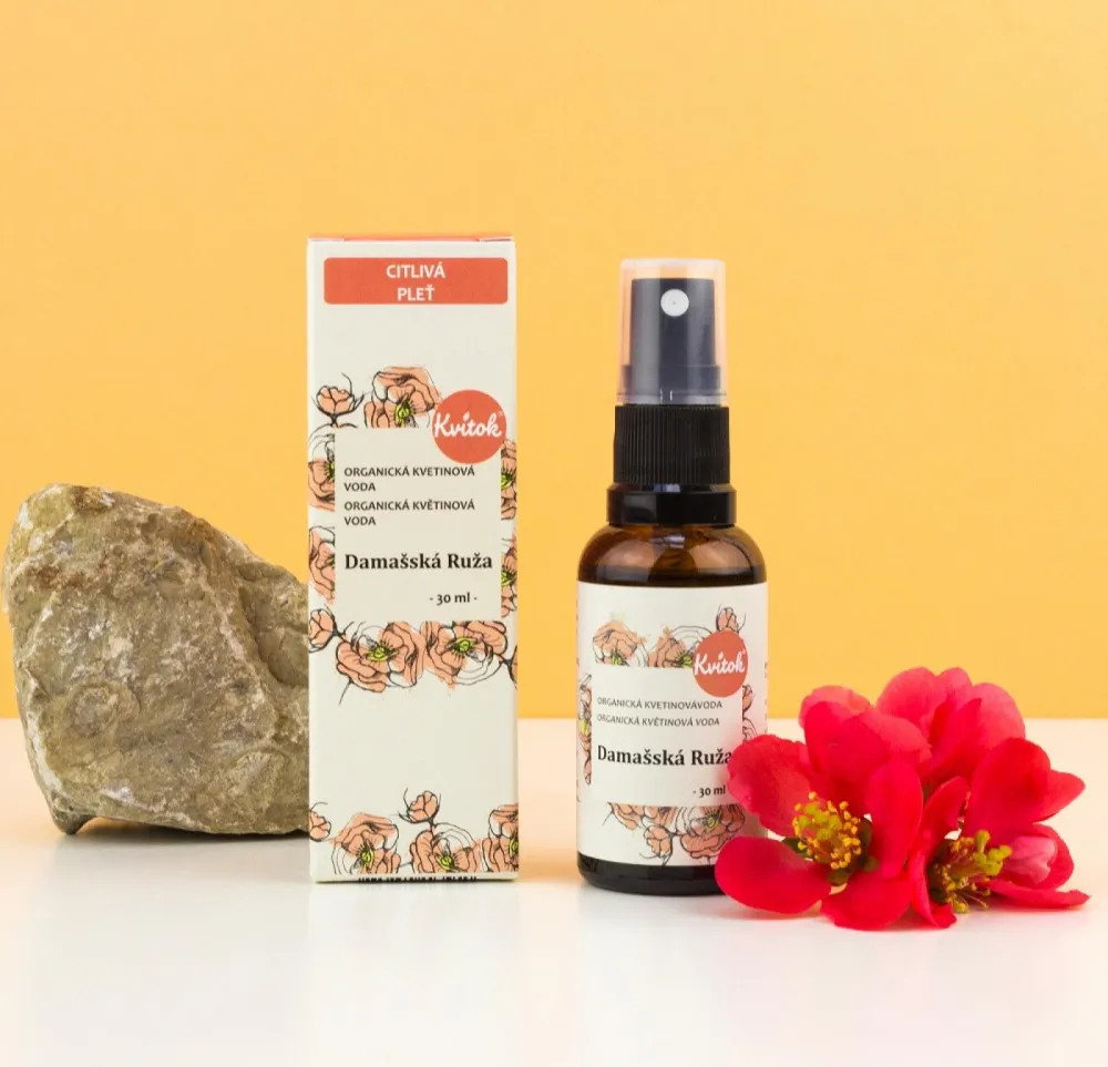 Kvitok Cvetna voda Rose of Damascus BIO (100 ml) - univerzalna uporaba