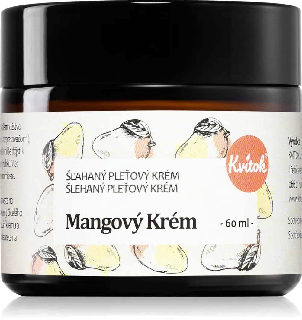 Kvitok mangova krema za občutljivo in suho kožo (60 ml) - nova formula