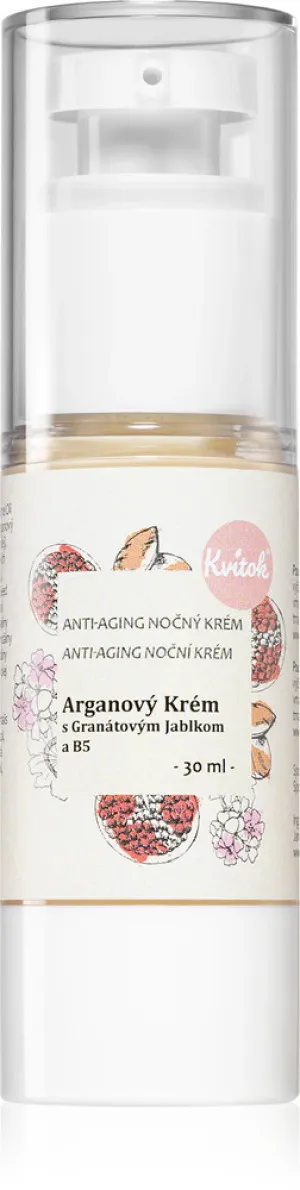 Kvitok Arganovo nočno kremo za zrelo kožo 30 (30 ml) - upočasnjuje staranje kože