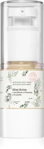 Kvitok Krema za oči - dnevna (15 ml) - z izvlečki triplata in preslice