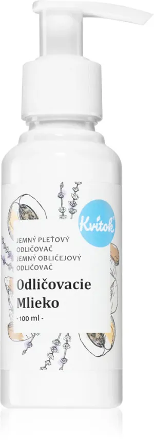Kvitok Mleko za piling (100 ml) - z mandljevim in mareličnim oljem