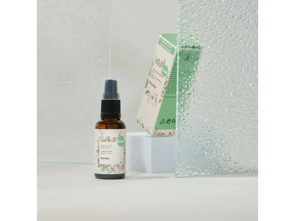 Kvitok Olje za nego brade in brade Plnovous (30 ml) - s svežim vonjem