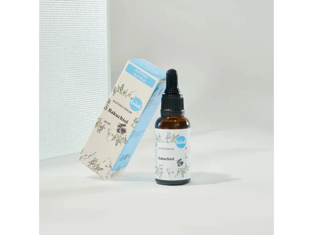 Kvitok Serum za obraz - Bakuchiol (30 ml) - zmanjšuje drobne linije