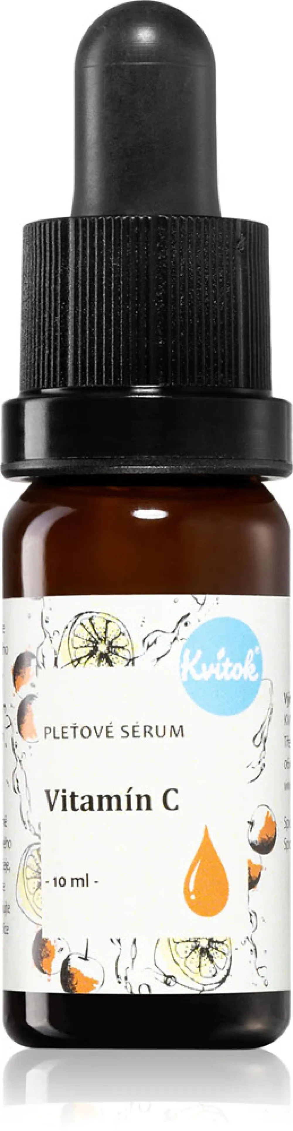 Kvitok Serum za obraz - Vitamin C (10 ml) - učinki proti staranju