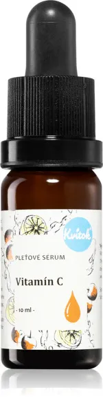 Kvitok Serum za obraz - Vitamin C (10 ml) - učinki proti staranju