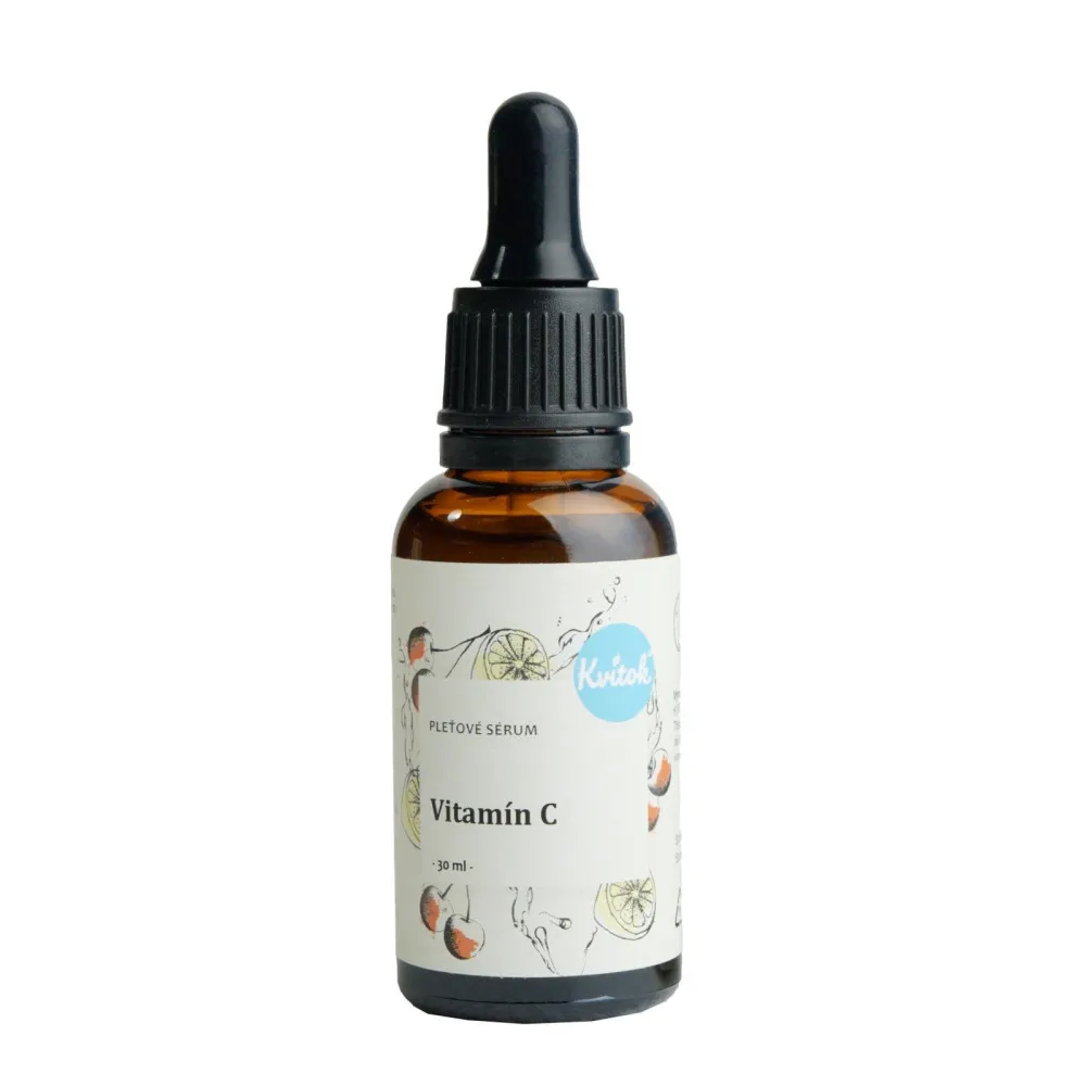 Kvitok Kvitok serum za obraz - vitamin C (30 ml) - učinki proti staranju