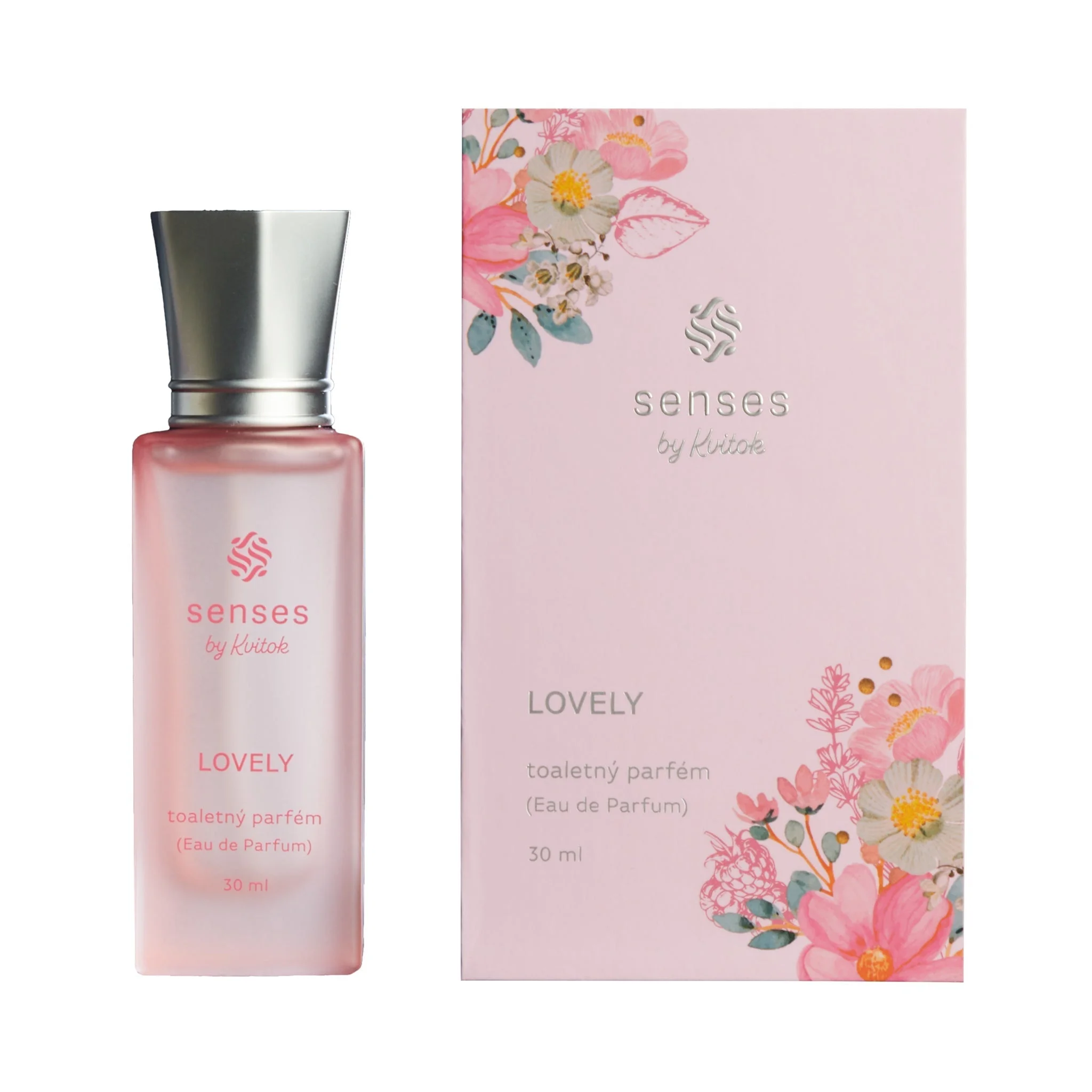 Kvitok Senses Toaletni parfum Lovely - vzorec (2 ml) - z vonjem vrtnice, vanilje in citrusov