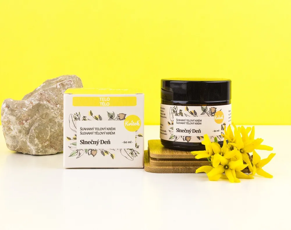 Kvitok Stepena krema za telo Sunny Day (60 ml) - z nežnim cvetličnim pridihom
