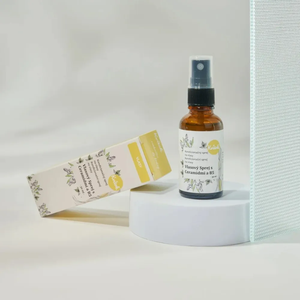 Kvitok Sprej za razpletanje in zaščito las (30 ml) - s ceramidi in provitaminom b5